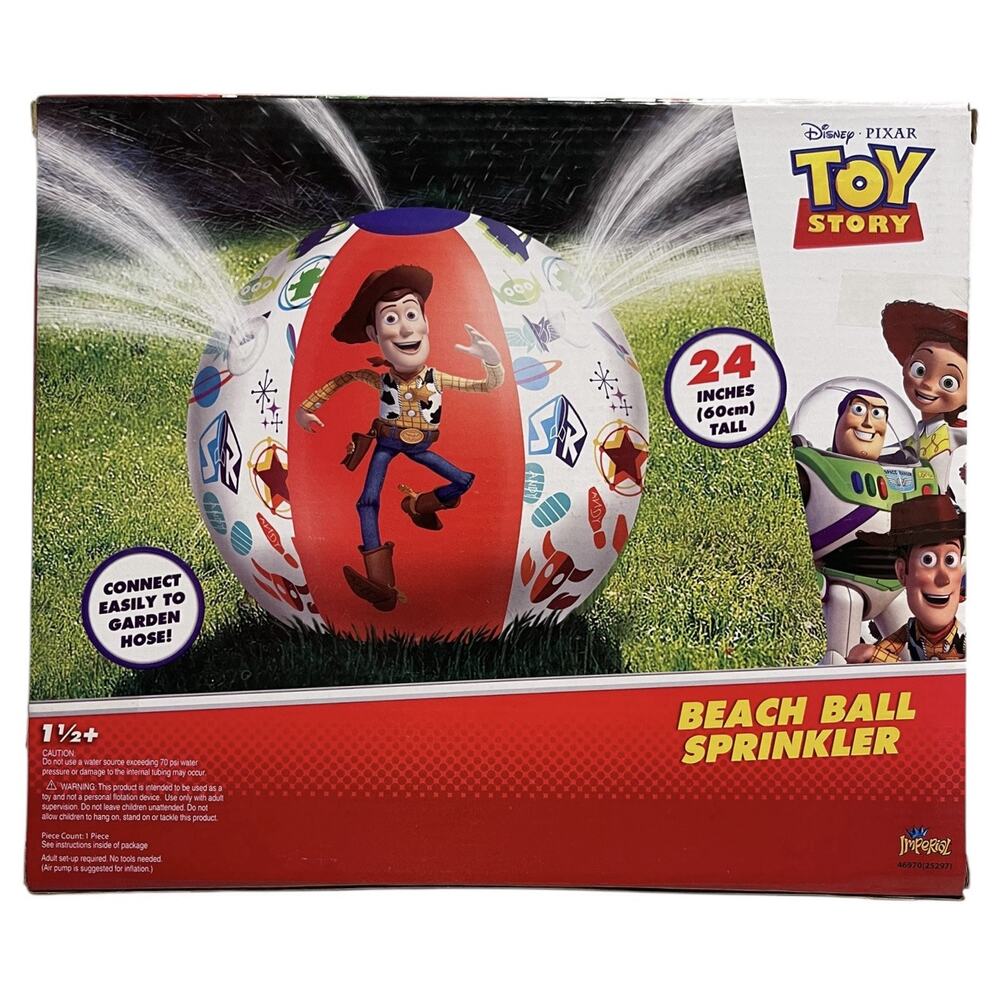 Disney Pixar Toy Story Beach Ball Sprinkler. New.